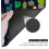 Αντιολισθητικό λαστιχένιο Mouse Pad 12x10 ιντσών με ραμμένες άκρες 5
