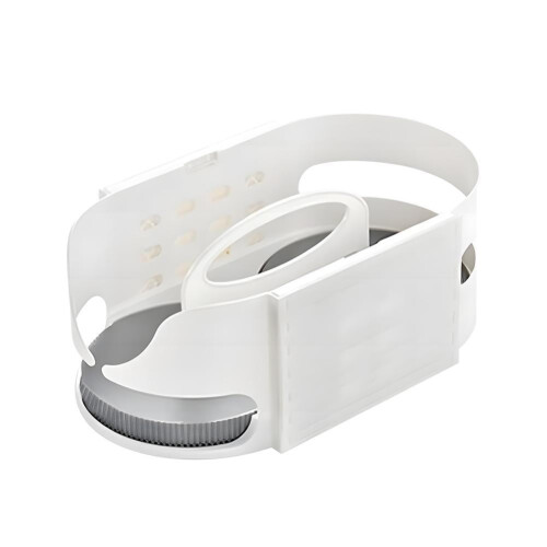 DIY360Περιστρεφόμενη Ράφι Αποθήκευσης Καρυκευμάτων Ψυγείου Lazy Organizer Γωνιακό Ράφι