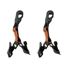 Brigade Glove Holders Clips Set of 2 with Reflective Striped for Easy Night Visibilities Firefighters Glove Strap