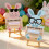 Σετ θήκης καρτών Bunny Money Cute Rabbit Design Paper Note Stand για γραφείο, γραφείο, σχολείο, τάξη, 4