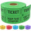 Rollo doble de 500 boletos de rifa rojos 6