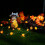 Φωτάκια σε σχήμα κολοκύθας για το Halloween, LED με μπαταρία, 10/20/30LED για 8