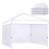 10x10 Canopy Side Wall 6.5x10ft 300D Waterproof Polyester 1