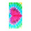 Extra groot, absorberend strandhanddoek met tie-dye print 1