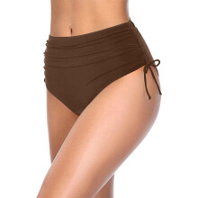 Slip de bikini triunghi pentru femei, maro, XL