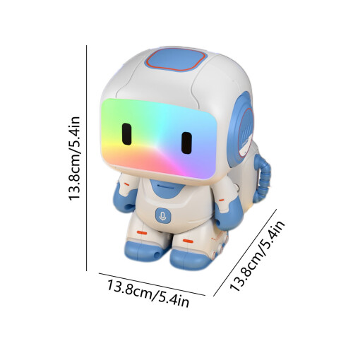Feledorashia Remote Control Intelligent Programming Robot Electronic Pet Touch Sensor Light Changing Interactive Toy Home Decor Collection 2