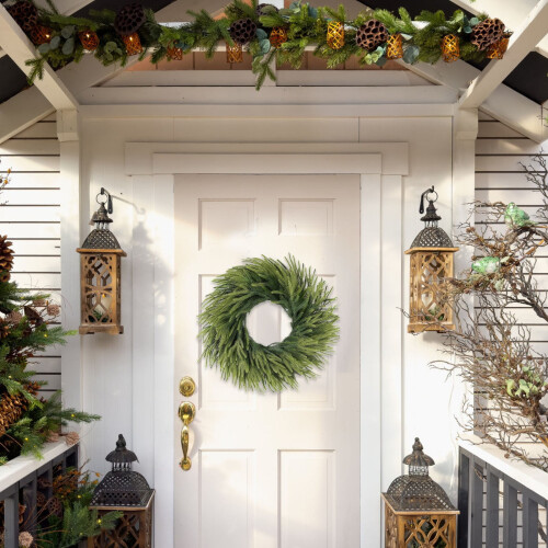 Soft Rubber Christmas Wreath 12-18 in 1