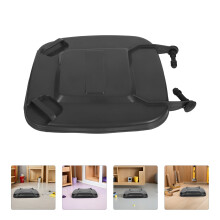 Outdoor Trash Can Lid Replacement Light Grey Plastic Cover for Garden and Kitchen Bins