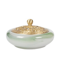 Brûleur d'encens en jade pour l'aromathérapie et la méditation