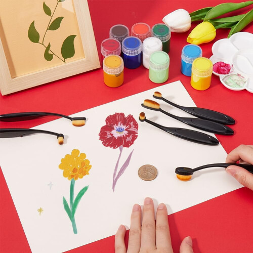 Inktmengpenselen Plastic Blender Set 6-delig 2