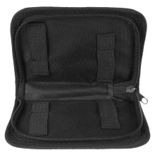 Small Tool Pouch Black Oxford Cloth with Smooth Zipper for Easy Access and Secure Storage