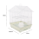 KCT KCT Lima Plus Exotic Portable Bird Cage Small - White 3