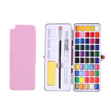 50/72/90/100 Color Pigment Solid Watercolor Paint Set for Artist Hobbies Painter