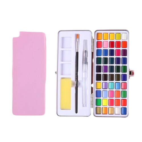 Watercolor Paint Set Solid Pigment 50 72 90 100 Colors