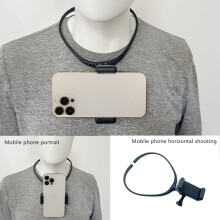 Wearable Neck Phone Holder for Landscape Video Recording
