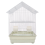 KCT KCT Lima Plus Exotic Portable Bird Cage Small - White 4