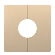 Plastic Split Square Escutcheon Plate Wall Split Flange Hole Decorative Cover for Home, Office, Shopping Mall