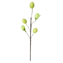 Ostereier-Blumenstecker – Künstliche Dekozweige mit bunten Eiern, Vasenfüller für die frühlingshafte Tischdekoration zu Hause und auf Partys