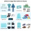 Packwürfel-Set, Reiseorganizer für Koffer, 8-teilig 4