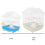 KCT KCT Lima Plus Exotic Portable Bird Cage Small - White 6