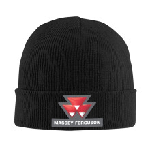 Čiapka Massey Ferguson Beanie pre mužov a ženy, zimné teplé čiapky, pletená volná hrubá čiapka