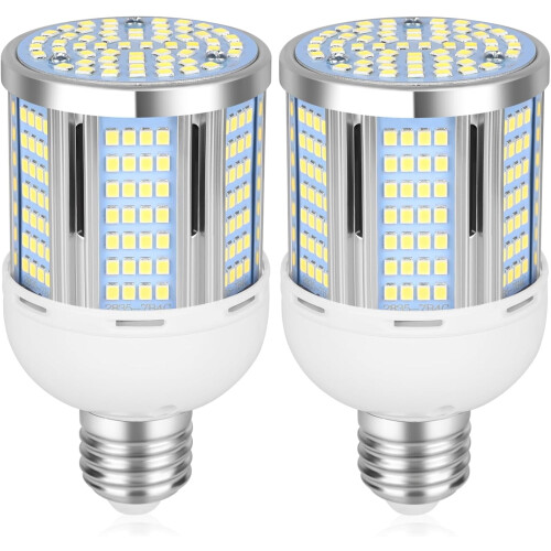 Corn Bulb 5000K 3000LM 200W Equivalent E26/E27 2-pack