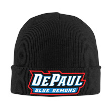 Depaul University Beanie Hat pre mužov a ženy, zimné teplé čiapky, pletená volná hrubá čiapka s lebkou