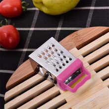 4-in-1 Stainless Steel Handheld Grater & Slicer – Compatible with Potatoes, Vegetables, Peeling, Grating, Slicing