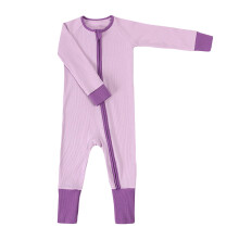 Baby Viscose from Bamboo Pajamas - Infant Boys Girls Footless Zippy Rompers - Solid Color One Piece Long Jumpsuit