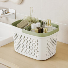 Shower Caddy Organizer – Adjustable Tension Pole Shelf, Rustproof Wire Mesh Basket, Compatible with Standard Showers