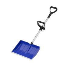Outdoor Heavy Snow Removal Shovel Grain Storage Shovel with Auxiliary Handle Wide Ergonomic Detachable