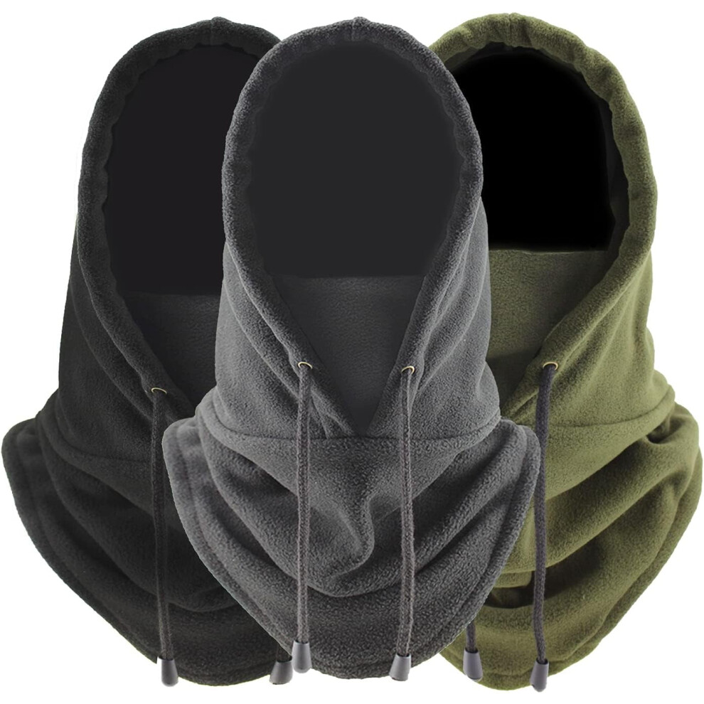 Balaclava Face Mask For Cold Weather - Windproof Ski Mask - Thermal Heavyweight Head Hood For Men And Women 9399596067339