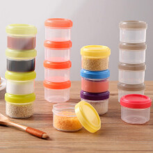 4-Pack 35ml Transparent Condiment Jars