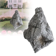 Outdoor Fake Rock Cover Fiberglass Dome 18-inch