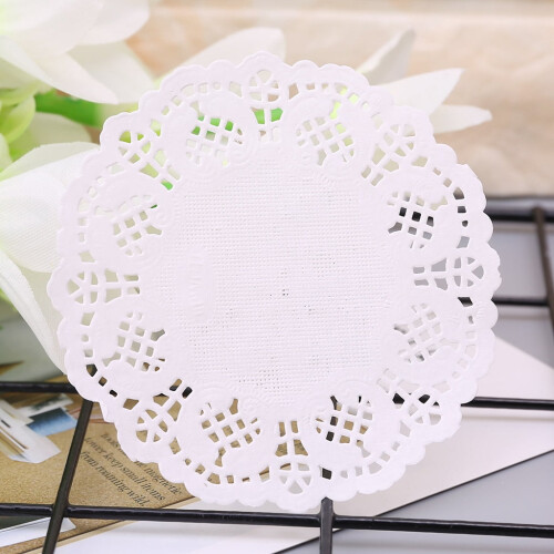 Lace Coasters Set of 100 Paper Texture Table Place Mats 2