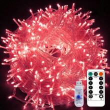 Christmas Fairy Lights Christmas Tree Fairy Lights, 10M 80 LED Christmas Tree String Lights Decorative Christmas Lights USB with Remote