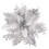 Kunstige glitterblomster til jul 13,5 cm 20 stk 1