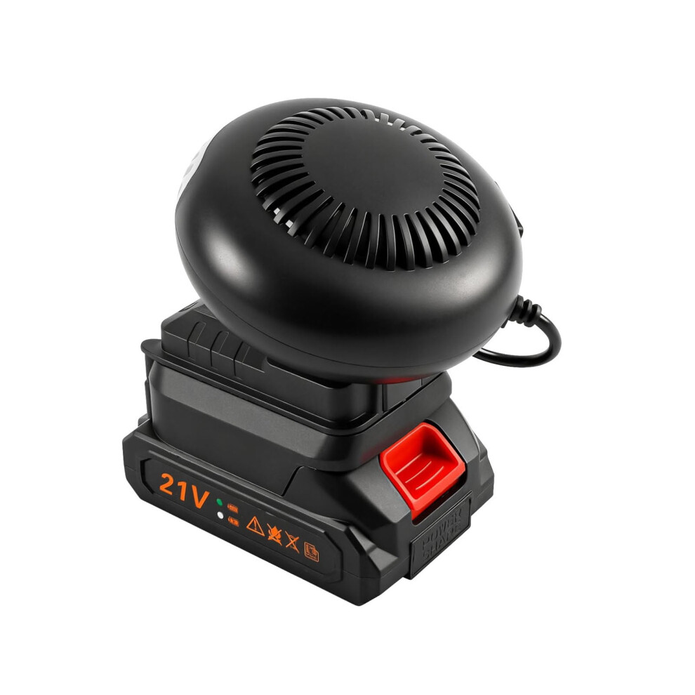 Portable Car Heater & Window Defroster, Battery Operated (1500Mah), Anti-Tilt Design, Compatible With Cars & Indoor Use 9422877342426
