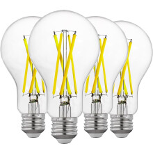 Ampoules A21 à intensité variable équivalentes à 100 W, 12 W, 1600 lumens, YANTON, lumière du jour 5000 K, IRC 90, culot E26, verre transparent,