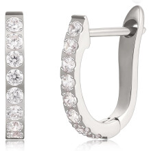 Cluaise Huggie Hoop Tíotáiniam Íon F136 Grád Ionchlannáin Bheag