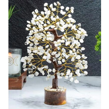 Rainbow Moonstone Crystal Tree – Chakra Bonsai Decor for Room, Office, Bedroom; Spiritual Gift for Women, Mom, Sister – Compatible with Home &