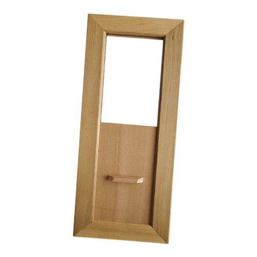 Wooden Blinds Air Outlet Shutter Window Smooth Sauna-Hemlock