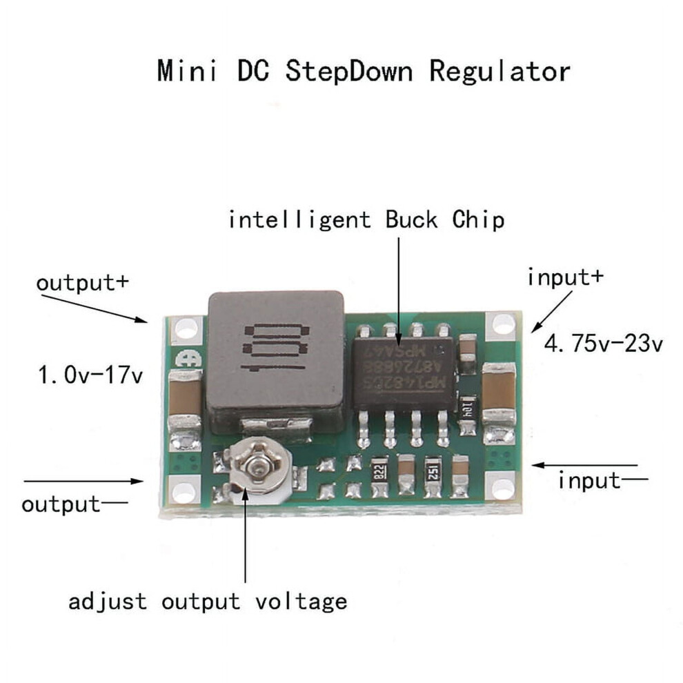 Dc-Dc Step-Down Converter 5V-23V To 3.3V/6V/9V/12V 3A 962125491074