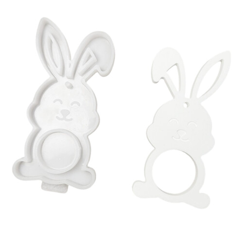 Easter Eggs/Rabbit Silicone Molds for Chocolate Holder Candle-R