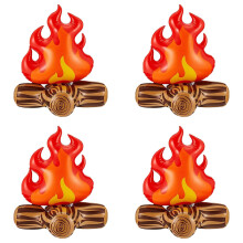 Aufblasbares Flammenmodell, Hofdekoration, PVC-Lagerfeuer 1
