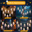Halloween ghost string lights 10-LED battery-operated 8