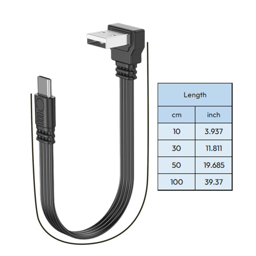 Καλώδιο δεδομένων USB σε Type C, 2A, Υψηλή ταχύτητα φόρτισης, Συγχρονισμός δεδομένων 2