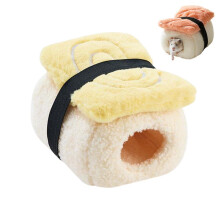 Small Pet House Warm Fleece Lined Nest for Hamsters Hedgehogs Winter Sleeping