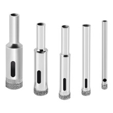 Glass Drill Bit Set- Drill Bits Glass Hole Saw Bottle Extractor Remover Tool