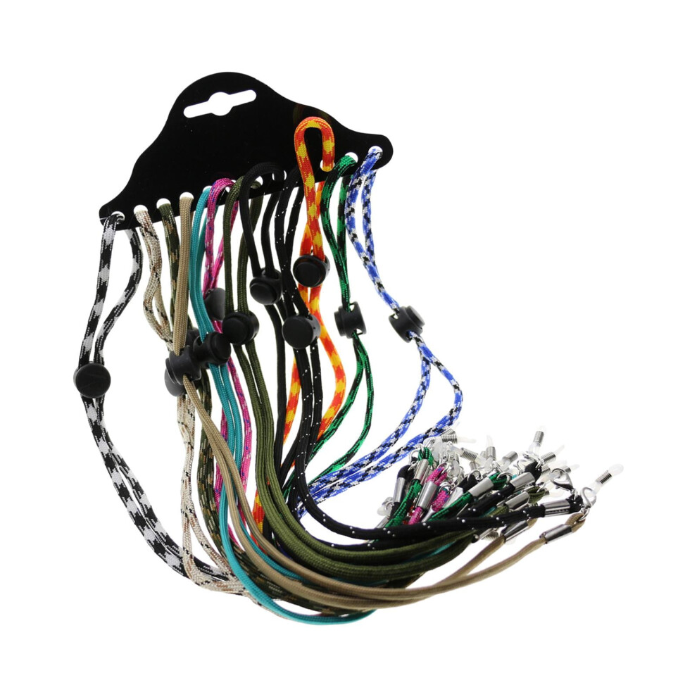 12Pcs Sports Eyeglasses Strap String Portable Sunglass Cord Eyewear Retainer for
